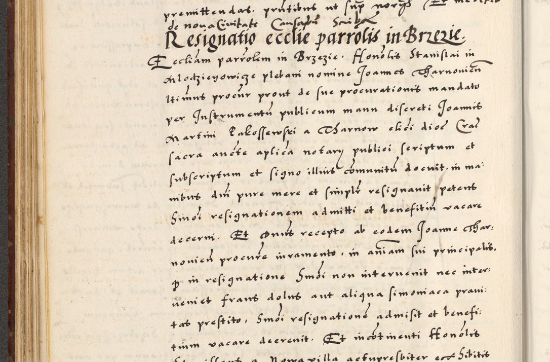 Zdjęcie nr 136 dla obiektu archiwalnego: [A]cta actorum causarum, sententiarum tam diffinitivarum quam interloquutoriarum, obligationum, constitutionum et contractuum coram reverendo patre domino Petro Porembski preposito Osvieczimensi, canonico et officiali generali Cracoviensi de anno Domini millesimo quingentesimo quinguagesimo primo, cuius indictio est nona, pontificatus sanctissimi in Christo patris et domini nostri domini Juliii divina providencia pape tercii, anno secundo, a die et mense infrascriptis feliciter continiantur