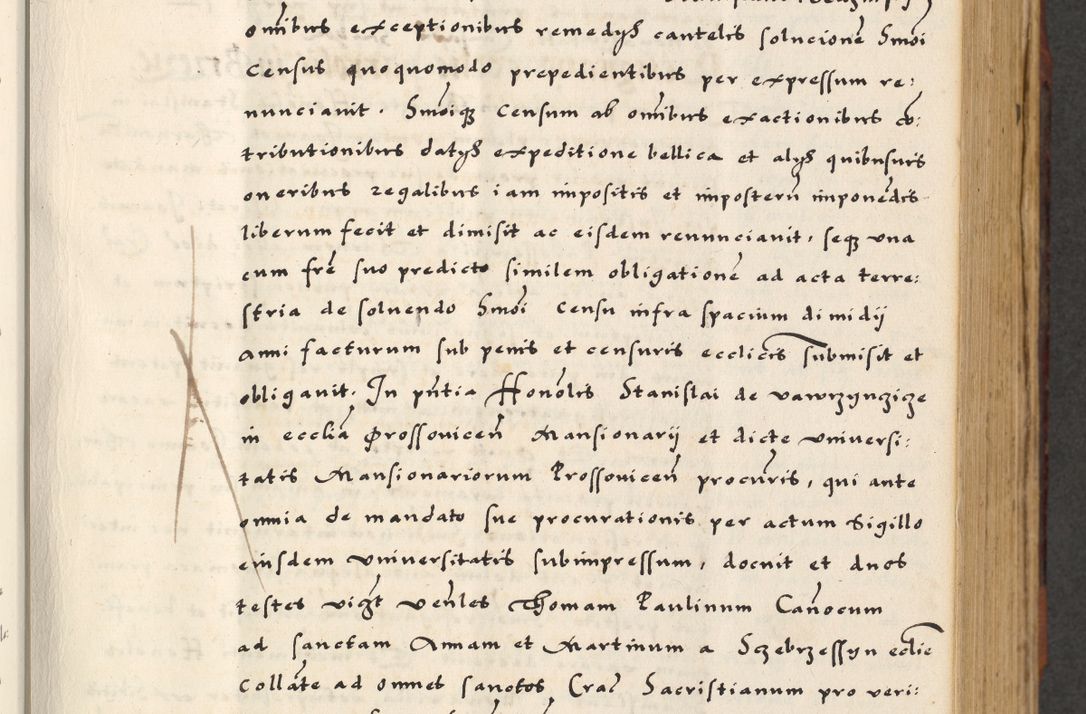 Zdjęcie nr 135 dla obiektu archiwalnego: [A]cta actorum causarum, sententiarum tam diffinitivarum quam interloquutoriarum, obligationum, constitutionum et contractuum coram reverendo patre domino Petro Porembski preposito Osvieczimensi, canonico et officiali generali Cracoviensi de anno Domini millesimo quingentesimo quinguagesimo primo, cuius indictio est nona, pontificatus sanctissimi in Christo patris et domini nostri domini Juliii divina providencia pape tercii, anno secundo, a die et mense infrascriptis feliciter continiantur