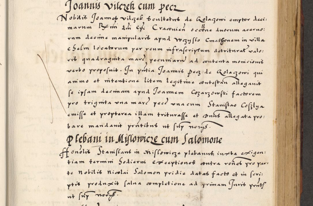 Zdjęcie nr 129 dla obiektu archiwalnego: [A]cta actorum causarum, sententiarum tam diffinitivarum quam interloquutoriarum, obligationum, constitutionum et contractuum coram reverendo patre domino Petro Porembski preposito Osvieczimensi, canonico et officiali generali Cracoviensi de anno Domini millesimo quingentesimo quinguagesimo primo, cuius indictio est nona, pontificatus sanctissimi in Christo patris et domini nostri domini Juliii divina providencia pape tercii, anno secundo, a die et mense infrascriptis feliciter continiantur