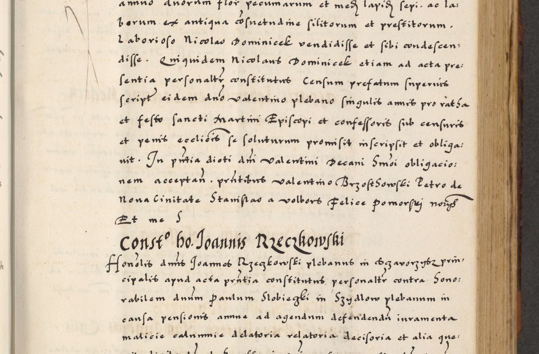 Zdjęcie nr 127 dla obiektu archiwalnego: [A]cta actorum causarum, sententiarum tam diffinitivarum quam interloquutoriarum, obligationum, constitutionum et contractuum coram reverendo patre domino Petro Porembski preposito Osvieczimensi, canonico et officiali generali Cracoviensi de anno Domini millesimo quingentesimo quinguagesimo primo, cuius indictio est nona, pontificatus sanctissimi in Christo patris et domini nostri domini Juliii divina providencia pape tercii, anno secundo, a die et mense infrascriptis feliciter continiantur