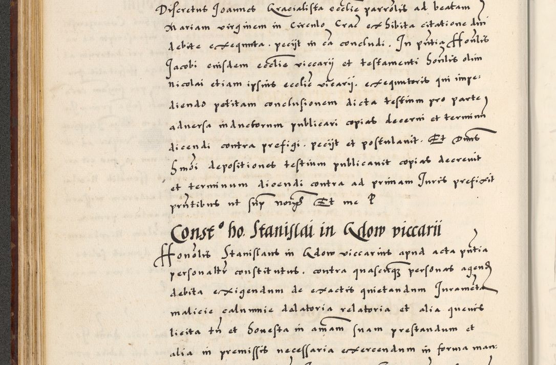 Zdjęcie nr 122 dla obiektu archiwalnego: [A]cta actorum causarum, sententiarum tam diffinitivarum quam interloquutoriarum, obligationum, constitutionum et contractuum coram reverendo patre domino Petro Porembski preposito Osvieczimensi, canonico et officiali generali Cracoviensi de anno Domini millesimo quingentesimo quinguagesimo primo, cuius indictio est nona, pontificatus sanctissimi in Christo patris et domini nostri domini Juliii divina providencia pape tercii, anno secundo, a die et mense infrascriptis feliciter continiantur