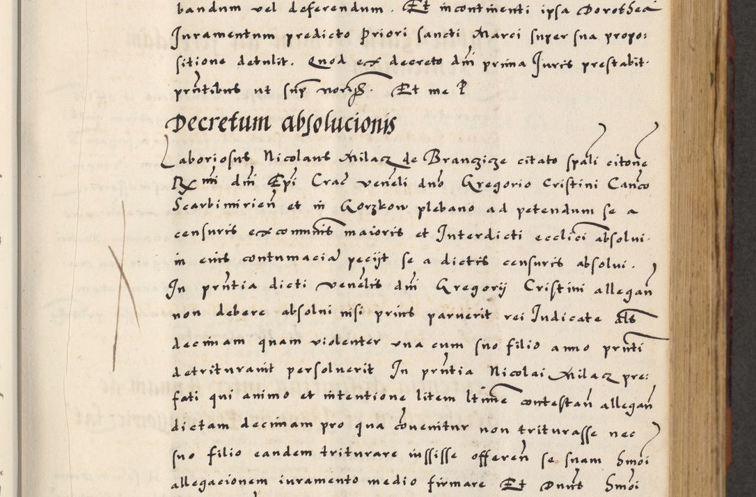 Zdjęcie nr 123 dla obiektu archiwalnego: [A]cta actorum causarum, sententiarum tam diffinitivarum quam interloquutoriarum, obligationum, constitutionum et contractuum coram reverendo patre domino Petro Porembski preposito Osvieczimensi, canonico et officiali generali Cracoviensi de anno Domini millesimo quingentesimo quinguagesimo primo, cuius indictio est nona, pontificatus sanctissimi in Christo patris et domini nostri domini Juliii divina providencia pape tercii, anno secundo, a die et mense infrascriptis feliciter continiantur