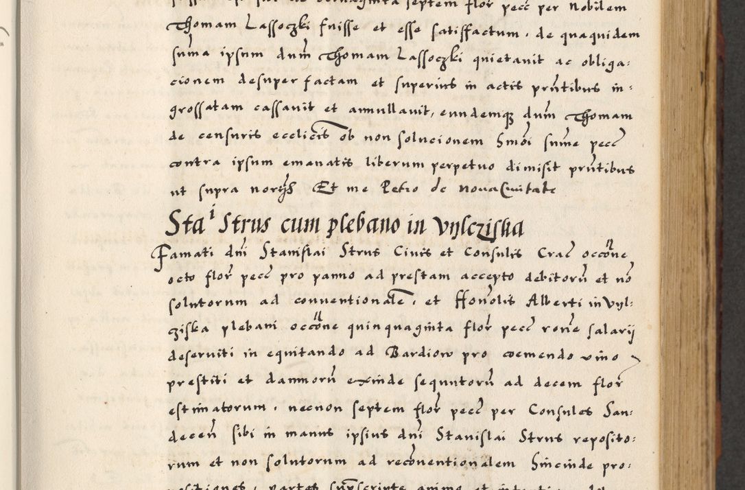Zdjęcie nr 119 dla obiektu archiwalnego: [A]cta actorum causarum, sententiarum tam diffinitivarum quam interloquutoriarum, obligationum, constitutionum et contractuum coram reverendo patre domino Petro Porembski preposito Osvieczimensi, canonico et officiali generali Cracoviensi de anno Domini millesimo quingentesimo quinguagesimo primo, cuius indictio est nona, pontificatus sanctissimi in Christo patris et domini nostri domini Juliii divina providencia pape tercii, anno secundo, a die et mense infrascriptis feliciter continiantur