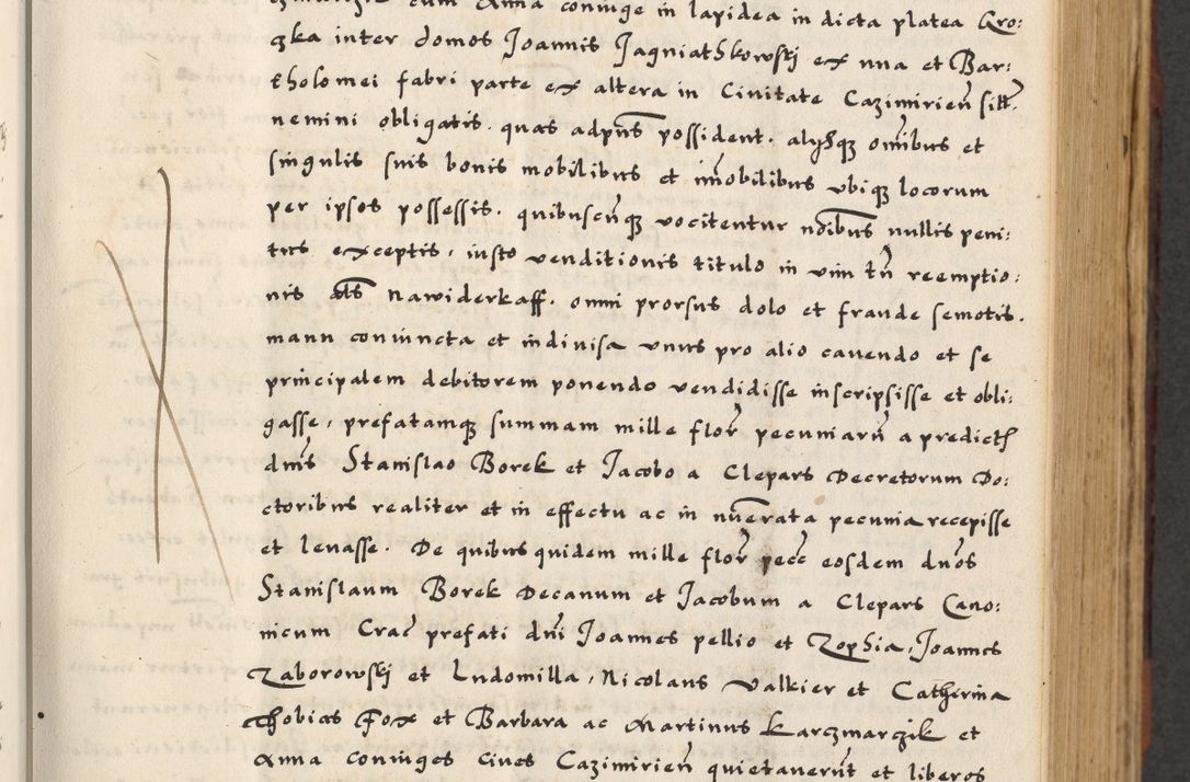 Zdjęcie nr 111 dla obiektu archiwalnego: [A]cta actorum causarum, sententiarum tam diffinitivarum quam interloquutoriarum, obligationum, constitutionum et contractuum coram reverendo patre domino Petro Porembski preposito Osvieczimensi, canonico et officiali generali Cracoviensi de anno Domini millesimo quingentesimo quinguagesimo primo, cuius indictio est nona, pontificatus sanctissimi in Christo patris et domini nostri domini Juliii divina providencia pape tercii, anno secundo, a die et mense infrascriptis feliciter continiantur