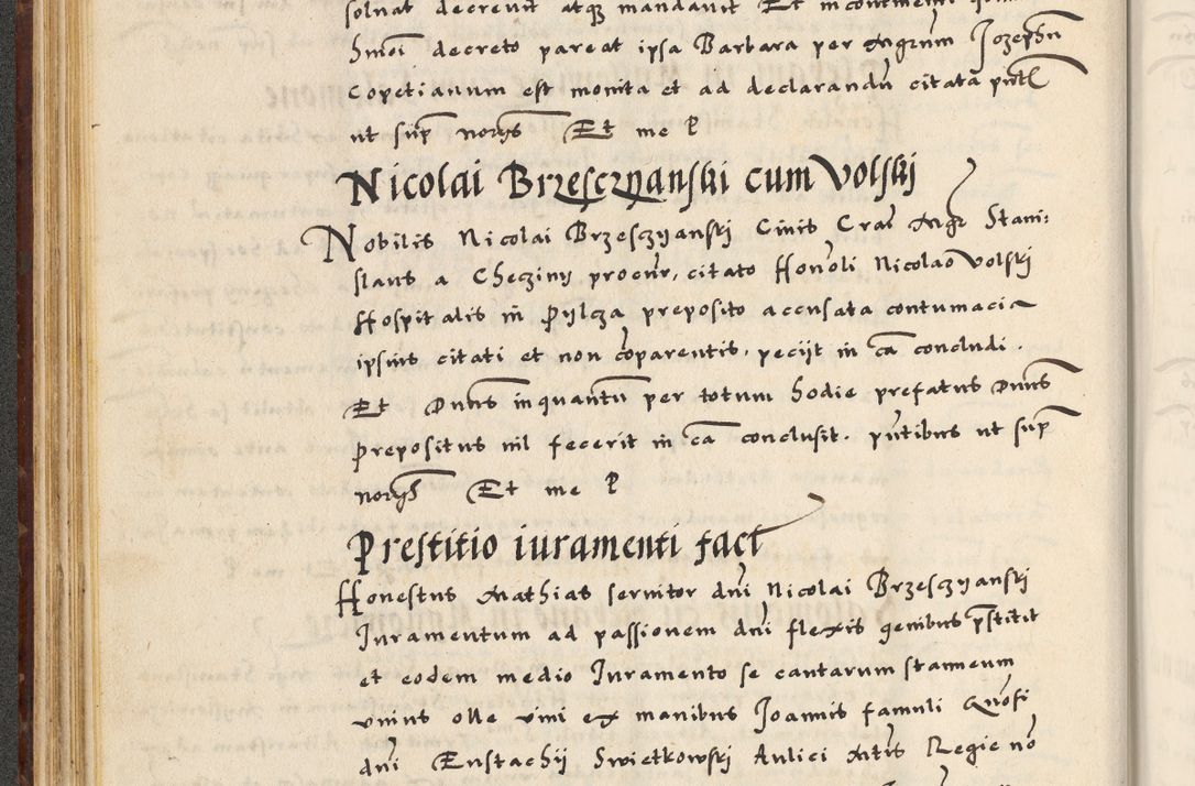 Zdjęcie nr 100 dla obiektu archiwalnego: [A]cta actorum causarum, sententiarum tam diffinitivarum quam interloquutoriarum, obligationum, constitutionum et contractuum coram reverendo patre domino Petro Porembski preposito Osvieczimensi, canonico et officiali generali Cracoviensi de anno Domini millesimo quingentesimo quinguagesimo primo, cuius indictio est nona, pontificatus sanctissimi in Christo patris et domini nostri domini Juliii divina providencia pape tercii, anno secundo, a die et mense infrascriptis feliciter continiantur
