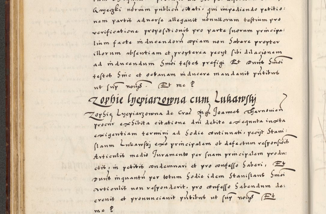 Zdjęcie nr 94 dla obiektu archiwalnego: [A]cta actorum causarum, sententiarum tam diffinitivarum quam interloquutoriarum, obligationum, constitutionum et contractuum coram reverendo patre domino Petro Porembski preposito Osvieczimensi, canonico et officiali generali Cracoviensi de anno Domini millesimo quingentesimo quinguagesimo primo, cuius indictio est nona, pontificatus sanctissimi in Christo patris et domini nostri domini Juliii divina providencia pape tercii, anno secundo, a die et mense infrascriptis feliciter continiantur