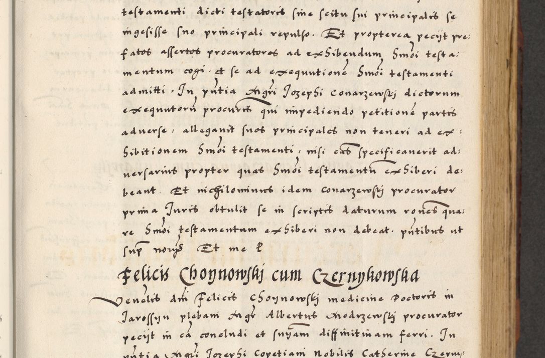Zdjęcie nr 93 dla obiektu archiwalnego: [A]cta actorum causarum, sententiarum tam diffinitivarum quam interloquutoriarum, obligationum, constitutionum et contractuum coram reverendo patre domino Petro Porembski preposito Osvieczimensi, canonico et officiali generali Cracoviensi de anno Domini millesimo quingentesimo quinguagesimo primo, cuius indictio est nona, pontificatus sanctissimi in Christo patris et domini nostri domini Juliii divina providencia pape tercii, anno secundo, a die et mense infrascriptis feliciter continiantur