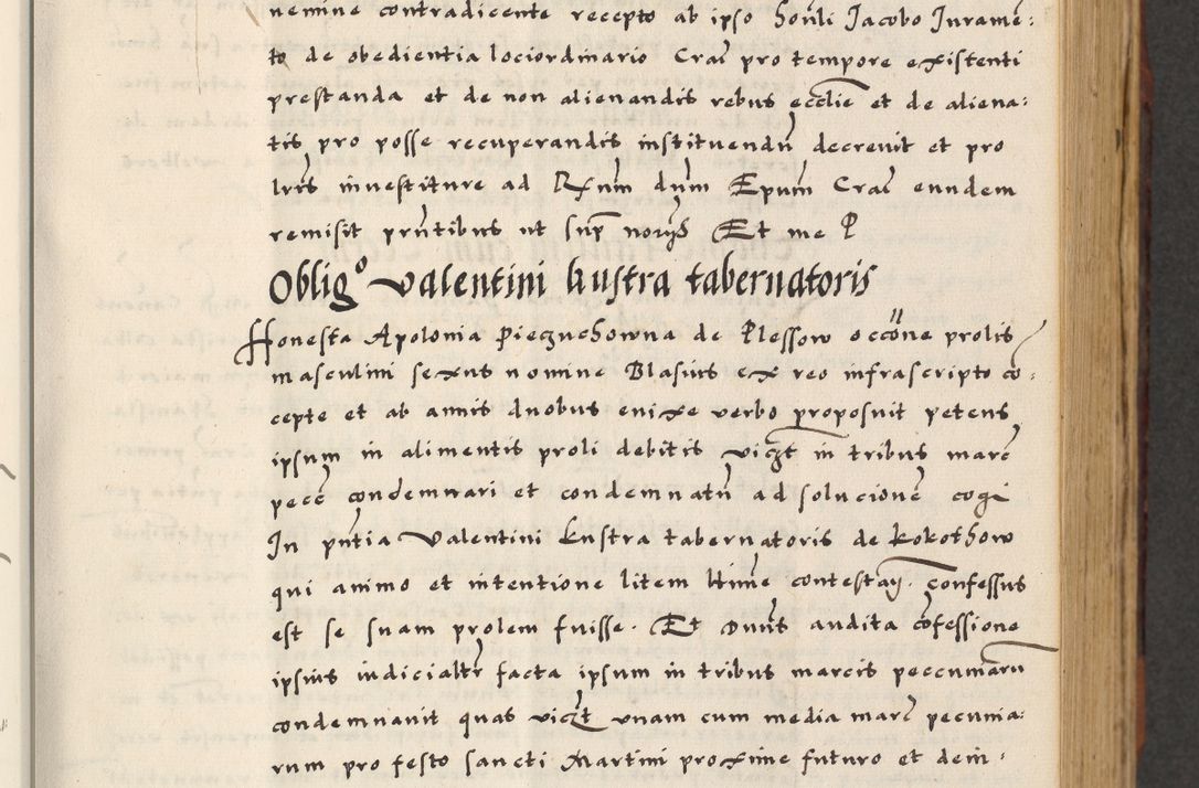 Zdjęcie nr 89 dla obiektu archiwalnego: [A]cta actorum causarum, sententiarum tam diffinitivarum quam interloquutoriarum, obligationum, constitutionum et contractuum coram reverendo patre domino Petro Porembski preposito Osvieczimensi, canonico et officiali generali Cracoviensi de anno Domini millesimo quingentesimo quinguagesimo primo, cuius indictio est nona, pontificatus sanctissimi in Christo patris et domini nostri domini Juliii divina providencia pape tercii, anno secundo, a die et mense infrascriptis feliciter continiantur
