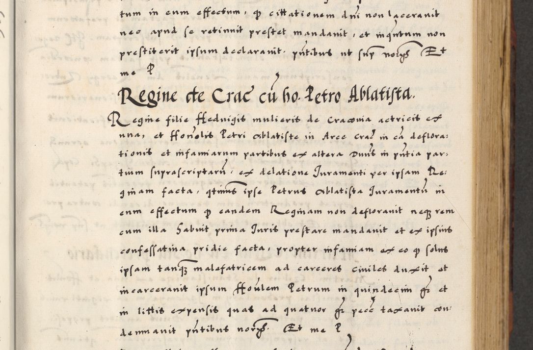 Zdjęcie nr 69 dla obiektu archiwalnego: [A]cta actorum causarum, sententiarum tam diffinitivarum quam interloquutoriarum, obligationum, constitutionum et contractuum coram reverendo patre domino Petro Porembski preposito Osvieczimensi, canonico et officiali generali Cracoviensi de anno Domini millesimo quingentesimo quinguagesimo primo, cuius indictio est nona, pontificatus sanctissimi in Christo patris et domini nostri domini Juliii divina providencia pape tercii, anno secundo, a die et mense infrascriptis feliciter continiantur