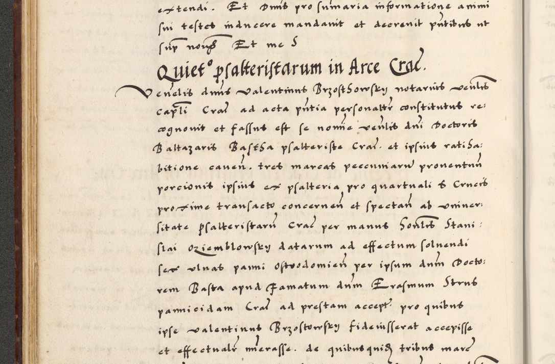 Zdjęcie nr 64 dla obiektu archiwalnego: [A]cta actorum causarum, sententiarum tam diffinitivarum quam interloquutoriarum, obligationum, constitutionum et contractuum coram reverendo patre domino Petro Porembski preposito Osvieczimensi, canonico et officiali generali Cracoviensi de anno Domini millesimo quingentesimo quinguagesimo primo, cuius indictio est nona, pontificatus sanctissimi in Christo patris et domini nostri domini Juliii divina providencia pape tercii, anno secundo, a die et mense infrascriptis feliciter continiantur
