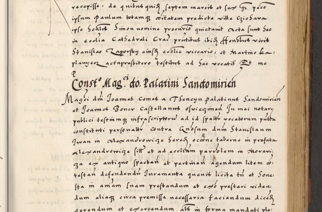 Zdjęcie nr 61 dla obiektu archiwalnego: [A]cta actorum causarum, sententiarum tam diffinitivarum quam interloquutoriarum, obligationum, constitutionum et contractuum coram reverendo patre domino Petro Porembski preposito Osvieczimensi, canonico et officiali generali Cracoviensi de anno Domini millesimo quingentesimo quinguagesimo primo, cuius indictio est nona, pontificatus sanctissimi in Christo patris et domini nostri domini Juliii divina providencia pape tercii, anno secundo, a die et mense infrascriptis feliciter continiantur