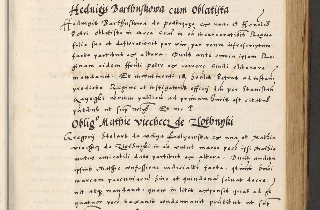 Zdjęcie nr 57 dla obiektu archiwalnego: [A]cta actorum causarum, sententiarum tam diffinitivarum quam interloquutoriarum, obligationum, constitutionum et contractuum coram reverendo patre domino Petro Porembski preposito Osvieczimensi, canonico et officiali generali Cracoviensi de anno Domini millesimo quingentesimo quinguagesimo primo, cuius indictio est nona, pontificatus sanctissimi in Christo patris et domini nostri domini Juliii divina providencia pape tercii, anno secundo, a die et mense infrascriptis feliciter continiantur