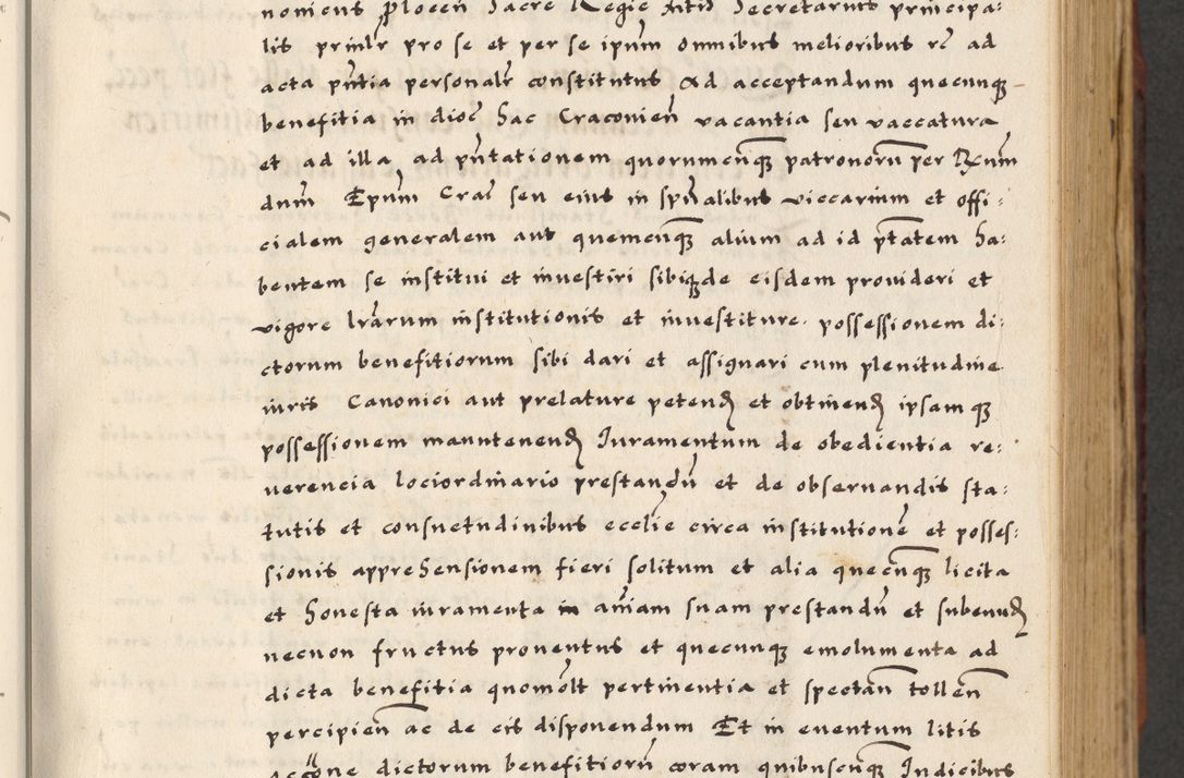 Zdjęcie nr 49 dla obiektu archiwalnego: [A]cta actorum causarum, sententiarum tam diffinitivarum quam interloquutoriarum, obligationum, constitutionum et contractuum coram reverendo patre domino Petro Porembski preposito Osvieczimensi, canonico et officiali generali Cracoviensi de anno Domini millesimo quingentesimo quinguagesimo primo, cuius indictio est nona, pontificatus sanctissimi in Christo patris et domini nostri domini Juliii divina providencia pape tercii, anno secundo, a die et mense infrascriptis feliciter continiantur