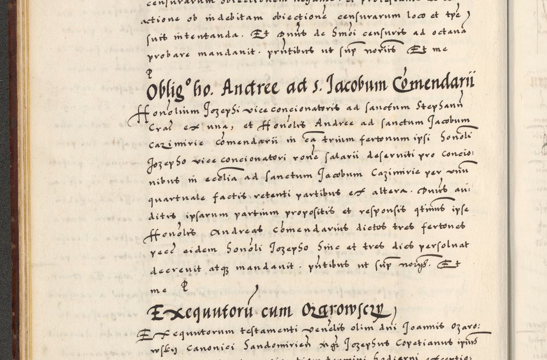Zdjęcie nr 42 dla obiektu archiwalnego: [A]cta actorum causarum, sententiarum tam diffinitivarum quam interloquutoriarum, obligationum, constitutionum et contractuum coram reverendo patre domino Petro Porembski preposito Osvieczimensi, canonico et officiali generali Cracoviensi de anno Domini millesimo quingentesimo quinguagesimo primo, cuius indictio est nona, pontificatus sanctissimi in Christo patris et domini nostri domini Juliii divina providencia pape tercii, anno secundo, a die et mense infrascriptis feliciter continiantur