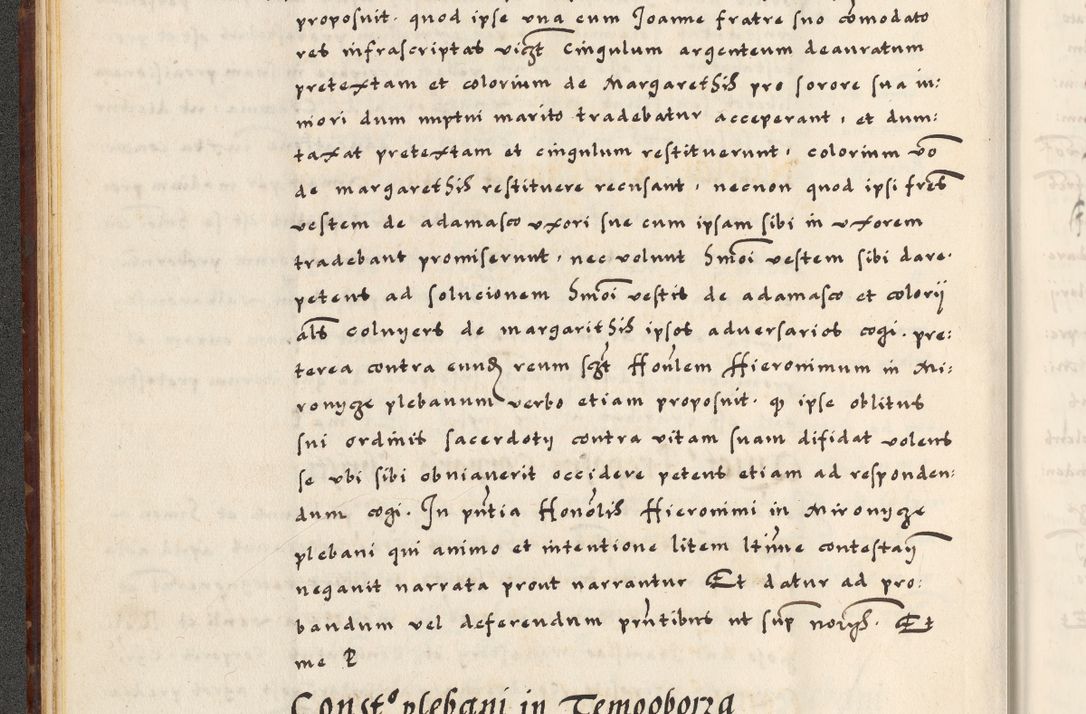 Zdjęcie nr 36 dla obiektu archiwalnego: [A]cta actorum causarum, sententiarum tam diffinitivarum quam interloquutoriarum, obligationum, constitutionum et contractuum coram reverendo patre domino Petro Porembski preposito Osvieczimensi, canonico et officiali generali Cracoviensi de anno Domini millesimo quingentesimo quinguagesimo primo, cuius indictio est nona, pontificatus sanctissimi in Christo patris et domini nostri domini Juliii divina providencia pape tercii, anno secundo, a die et mense infrascriptis feliciter continiantur