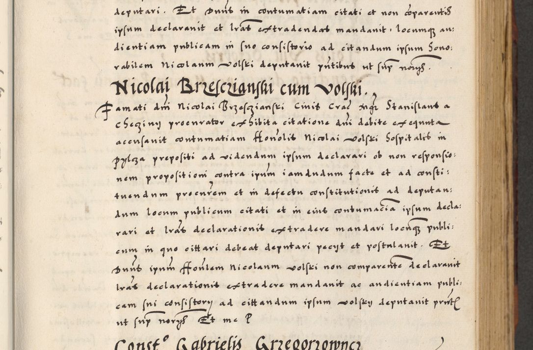 Zdjęcie nr 37 dla obiektu archiwalnego: [A]cta actorum causarum, sententiarum tam diffinitivarum quam interloquutoriarum, obligationum, constitutionum et contractuum coram reverendo patre domino Petro Porembski preposito Osvieczimensi, canonico et officiali generali Cracoviensi de anno Domini millesimo quingentesimo quinguagesimo primo, cuius indictio est nona, pontificatus sanctissimi in Christo patris et domini nostri domini Juliii divina providencia pape tercii, anno secundo, a die et mense infrascriptis feliciter continiantur