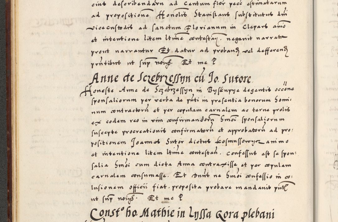 Zdjęcie nr 34 dla obiektu archiwalnego: [A]cta actorum causarum, sententiarum tam diffinitivarum quam interloquutoriarum, obligationum, constitutionum et contractuum coram reverendo patre domino Petro Porembski preposito Osvieczimensi, canonico et officiali generali Cracoviensi de anno Domini millesimo quingentesimo quinguagesimo primo, cuius indictio est nona, pontificatus sanctissimi in Christo patris et domini nostri domini Juliii divina providencia pape tercii, anno secundo, a die et mense infrascriptis feliciter continiantur