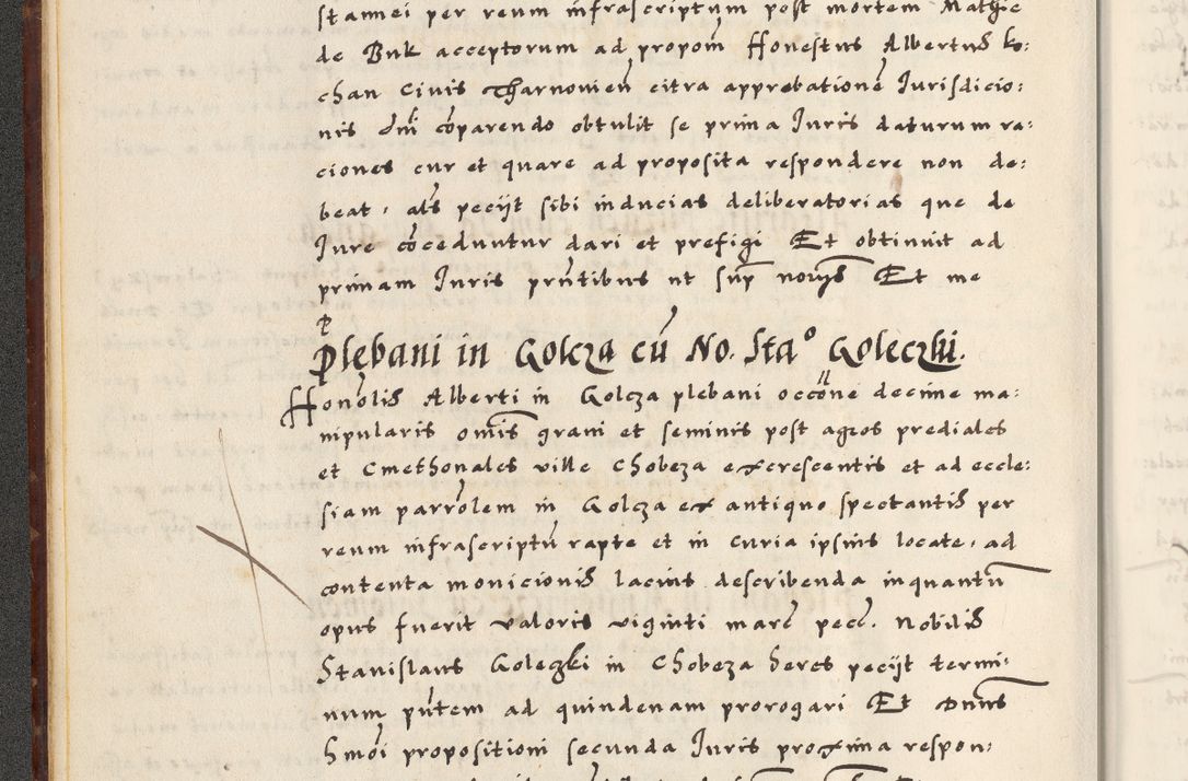 Zdjęcie nr 20 dla obiektu archiwalnego: [A]cta actorum causarum, sententiarum tam diffinitivarum quam interloquutoriarum, obligationum, constitutionum et contractuum coram reverendo patre domino Petro Porembski preposito Osvieczimensi, canonico et officiali generali Cracoviensi de anno Domini millesimo quingentesimo quinguagesimo primo, cuius indictio est nona, pontificatus sanctissimi in Christo patris et domini nostri domini Juliii divina providencia pape tercii, anno secundo, a die et mense infrascriptis feliciter continiantur