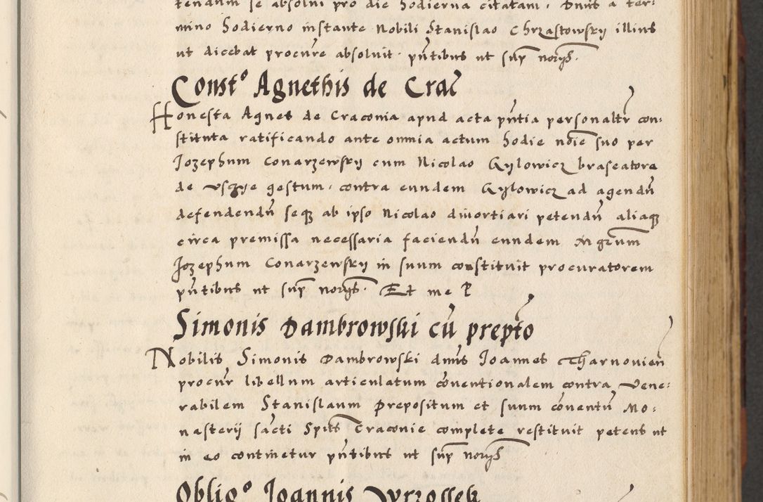 Zdjęcie nr 15 dla obiektu archiwalnego: [A]cta actorum causarum, sententiarum tam diffinitivarum quam interloquutoriarum, obligationum, constitutionum et contractuum coram reverendo patre domino Petro Porembski preposito Osvieczimensi, canonico et officiali generali Cracoviensi de anno Domini millesimo quingentesimo quinguagesimo primo, cuius indictio est nona, pontificatus sanctissimi in Christo patris et domini nostri domini Juliii divina providencia pape tercii, anno secundo, a die et mense infrascriptis feliciter continiantur