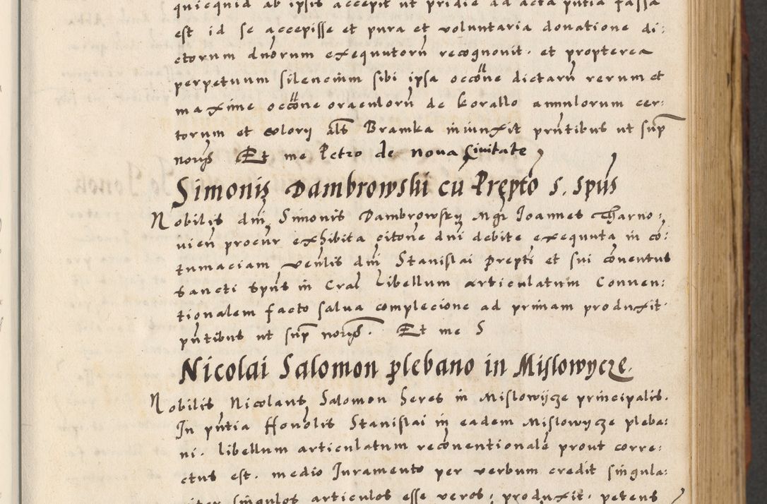 Zdjęcie nr 11 dla obiektu archiwalnego: [A]cta actorum causarum, sententiarum tam diffinitivarum quam interloquutoriarum, obligationum, constitutionum et contractuum coram reverendo patre domino Petro Porembski preposito Osvieczimensi, canonico et officiali generali Cracoviensi de anno Domini millesimo quingentesimo quinguagesimo primo, cuius indictio est nona, pontificatus sanctissimi in Christo patris et domini nostri domini Juliii divina providencia pape tercii, anno secundo, a die et mense infrascriptis feliciter continiantur