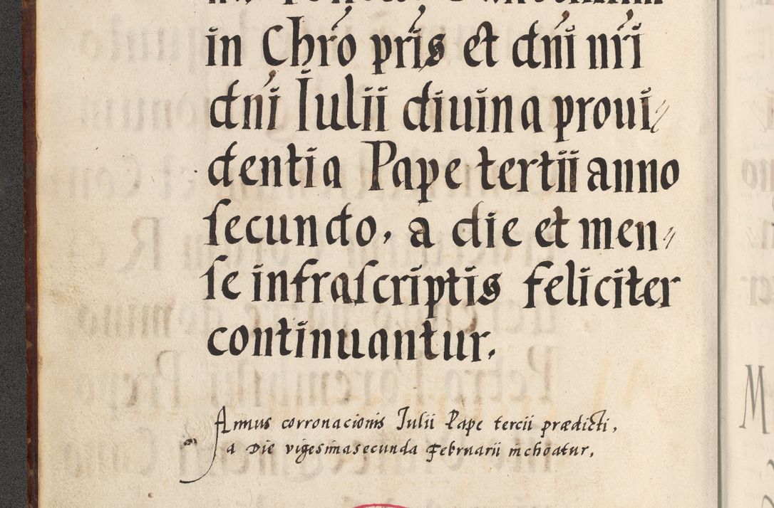 Zdjęcie nr 8 dla obiektu archiwalnego: [A]cta actorum causarum, sententiarum tam diffinitivarum quam interloquutoriarum, obligationum, constitutionum et contractuum coram reverendo patre domino Petro Porembski preposito Osvieczimensi, canonico et officiali generali Cracoviensi de anno Domini millesimo quingentesimo quinguagesimo primo, cuius indictio est nona, pontificatus sanctissimi in Christo patris et domini nostri domini Juliii divina providencia pape tercii, anno secundo, a die et mense infrascriptis feliciter continiantur