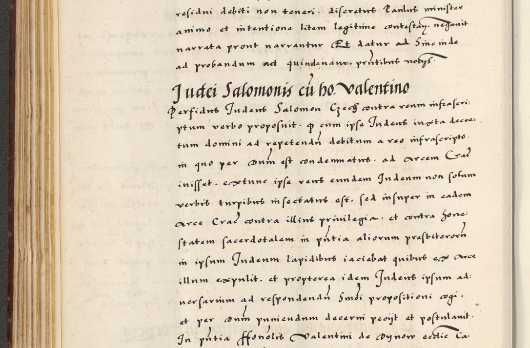 Zdjęcie nr 208 dla obiektu archiwalnego: [A]cta actorum causarum, sententiarum tam diffinitivarum quam interloquutoriarum, obligationum, constitutionum et contractuum coram reverendo patre domino Petro Porembski preposito Osvieczimensi, canonico et officiali generali Cracoviensi de anno Domini millesimo quingentesimo quinguagesimo primo, cuius indictio est nona, pontificatus sanctissimi in Christo patris et domini nostri domini Juliii divina providencia pape tercii, anno secundo, a die et mense infrascriptis feliciter continiantur