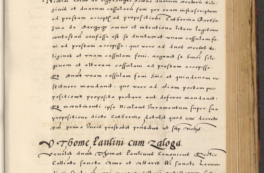 Zdjęcie nr 391 dla obiektu archiwalnego: [A]cta actorum causarum, sententiarum tam diffinitivarum quam interloquutoriarum, obligationum, constitutionum et contractuum coram reverendo patre domino Petro Porembski preposito Osvieczimensi, canonico et officiali generali Cracoviensi de anno Domini millesimo quingentesimo quinguagesimo primo, cuius indictio est nona, pontificatus sanctissimi in Christo patris et domini nostri domini Juliii divina providencia pape tercii, anno secundo, a die et mense infrascriptis feliciter continiantur