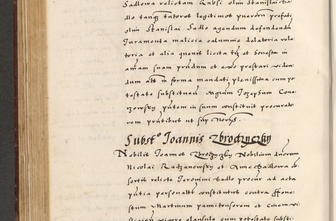 Zdjęcie nr 386 dla obiektu archiwalnego: [A]cta actorum causarum, sententiarum tam diffinitivarum quam interloquutoriarum, obligationum, constitutionum et contractuum coram reverendo patre domino Petro Porembski preposito Osvieczimensi, canonico et officiali generali Cracoviensi de anno Domini millesimo quingentesimo quinguagesimo primo, cuius indictio est nona, pontificatus sanctissimi in Christo patris et domini nostri domini Juliii divina providencia pape tercii, anno secundo, a die et mense infrascriptis feliciter continiantur