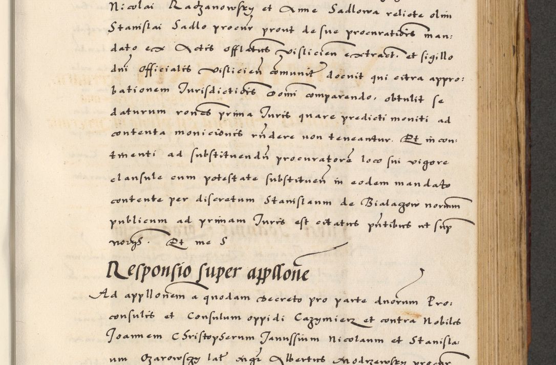 Zdjęcie nr 385 dla obiektu archiwalnego: [A]cta actorum causarum, sententiarum tam diffinitivarum quam interloquutoriarum, obligationum, constitutionum et contractuum coram reverendo patre domino Petro Porembski preposito Osvieczimensi, canonico et officiali generali Cracoviensi de anno Domini millesimo quingentesimo quinguagesimo primo, cuius indictio est nona, pontificatus sanctissimi in Christo patris et domini nostri domini Juliii divina providencia pape tercii, anno secundo, a die et mense infrascriptis feliciter continiantur