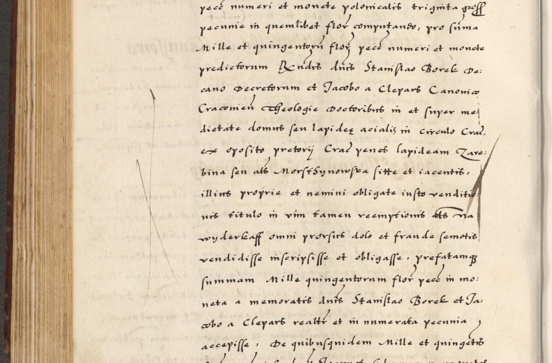 Zdjęcie nr 380 dla obiektu archiwalnego: [A]cta actorum causarum, sententiarum tam diffinitivarum quam interloquutoriarum, obligationum, constitutionum et contractuum coram reverendo patre domino Petro Porembski preposito Osvieczimensi, canonico et officiali generali Cracoviensi de anno Domini millesimo quingentesimo quinguagesimo primo, cuius indictio est nona, pontificatus sanctissimi in Christo patris et domini nostri domini Juliii divina providencia pape tercii, anno secundo, a die et mense infrascriptis feliciter continiantur