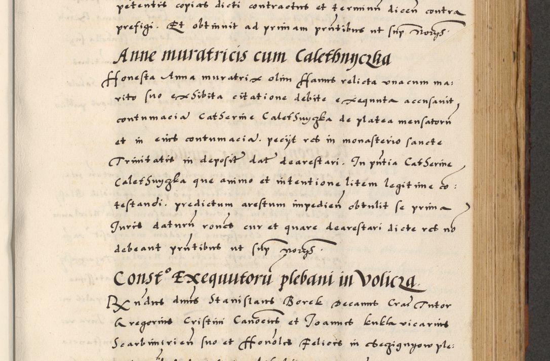 Zdjęcie nr 367 dla obiektu archiwalnego: [A]cta actorum causarum, sententiarum tam diffinitivarum quam interloquutoriarum, obligationum, constitutionum et contractuum coram reverendo patre domino Petro Porembski preposito Osvieczimensi, canonico et officiali generali Cracoviensi de anno Domini millesimo quingentesimo quinguagesimo primo, cuius indictio est nona, pontificatus sanctissimi in Christo patris et domini nostri domini Juliii divina providencia pape tercii, anno secundo, a die et mense infrascriptis feliciter continiantur