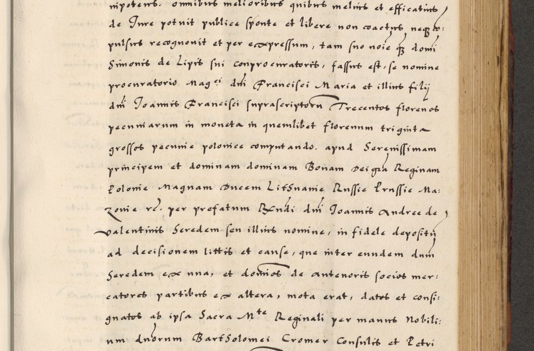 Zdjęcie nr 363 dla obiektu archiwalnego: [A]cta actorum causarum, sententiarum tam diffinitivarum quam interloquutoriarum, obligationum, constitutionum et contractuum coram reverendo patre domino Petro Porembski preposito Osvieczimensi, canonico et officiali generali Cracoviensi de anno Domini millesimo quingentesimo quinguagesimo primo, cuius indictio est nona, pontificatus sanctissimi in Christo patris et domini nostri domini Juliii divina providencia pape tercii, anno secundo, a die et mense infrascriptis feliciter continiantur
