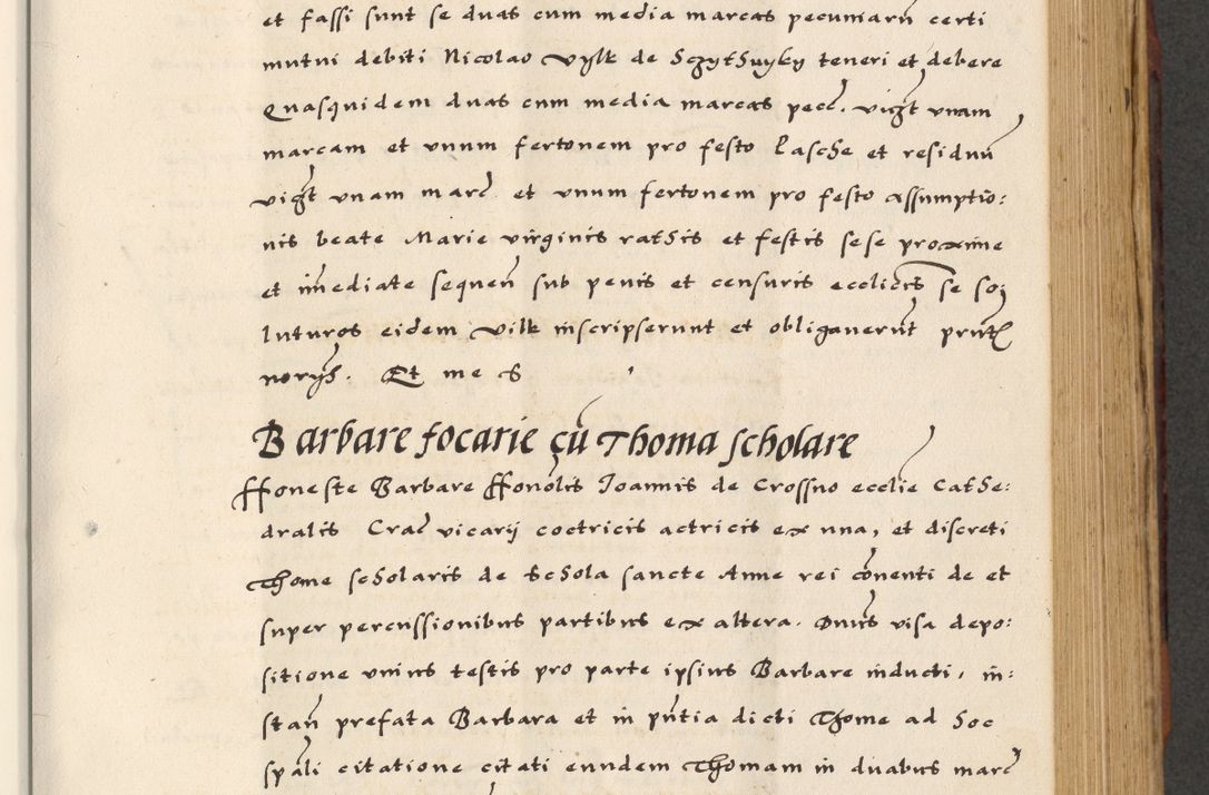 Zdjęcie nr 351 dla obiektu archiwalnego: [A]cta actorum causarum, sententiarum tam diffinitivarum quam interloquutoriarum, obligationum, constitutionum et contractuum coram reverendo patre domino Petro Porembski preposito Osvieczimensi, canonico et officiali generali Cracoviensi de anno Domini millesimo quingentesimo quinguagesimo primo, cuius indictio est nona, pontificatus sanctissimi in Christo patris et domini nostri domini Juliii divina providencia pape tercii, anno secundo, a die et mense infrascriptis feliciter continiantur