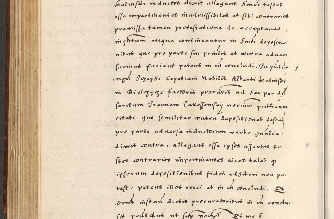 Zdjęcie nr 352 dla obiektu archiwalnego: [A]cta actorum causarum, sententiarum tam diffinitivarum quam interloquutoriarum, obligationum, constitutionum et contractuum coram reverendo patre domino Petro Porembski preposito Osvieczimensi, canonico et officiali generali Cracoviensi de anno Domini millesimo quingentesimo quinguagesimo primo, cuius indictio est nona, pontificatus sanctissimi in Christo patris et domini nostri domini Juliii divina providencia pape tercii, anno secundo, a die et mense infrascriptis feliciter continiantur