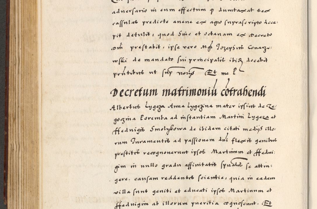 Zdjęcie nr 328 dla obiektu archiwalnego: [A]cta actorum causarum, sententiarum tam diffinitivarum quam interloquutoriarum, obligationum, constitutionum et contractuum coram reverendo patre domino Petro Porembski preposito Osvieczimensi, canonico et officiali generali Cracoviensi de anno Domini millesimo quingentesimo quinguagesimo primo, cuius indictio est nona, pontificatus sanctissimi in Christo patris et domini nostri domini Juliii divina providencia pape tercii, anno secundo, a die et mense infrascriptis feliciter continiantur