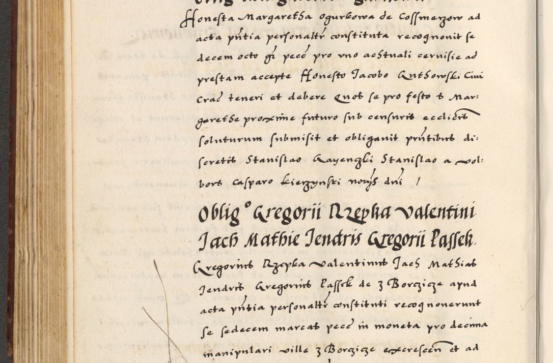 Zdjęcie nr 326 dla obiektu archiwalnego: [A]cta actorum causarum, sententiarum tam diffinitivarum quam interloquutoriarum, obligationum, constitutionum et contractuum coram reverendo patre domino Petro Porembski preposito Osvieczimensi, canonico et officiali generali Cracoviensi de anno Domini millesimo quingentesimo quinguagesimo primo, cuius indictio est nona, pontificatus sanctissimi in Christo patris et domini nostri domini Juliii divina providencia pape tercii, anno secundo, a die et mense infrascriptis feliciter continiantur