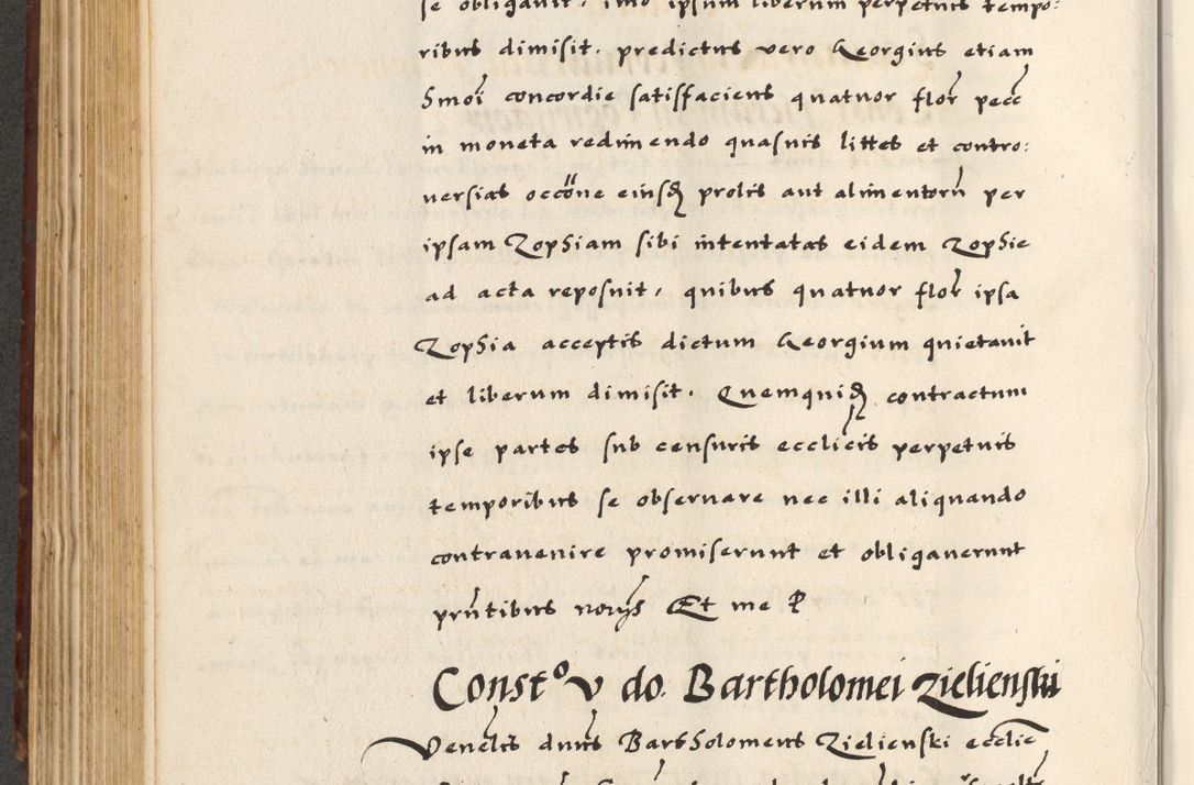 Zdjęcie nr 324 dla obiektu archiwalnego: [A]cta actorum causarum, sententiarum tam diffinitivarum quam interloquutoriarum, obligationum, constitutionum et contractuum coram reverendo patre domino Petro Porembski preposito Osvieczimensi, canonico et officiali generali Cracoviensi de anno Domini millesimo quingentesimo quinguagesimo primo, cuius indictio est nona, pontificatus sanctissimi in Christo patris et domini nostri domini Juliii divina providencia pape tercii, anno secundo, a die et mense infrascriptis feliciter continiantur