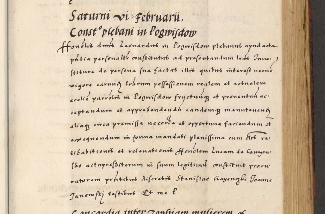 Zdjęcie nr 323 dla obiektu archiwalnego: [A]cta actorum causarum, sententiarum tam diffinitivarum quam interloquutoriarum, obligationum, constitutionum et contractuum coram reverendo patre domino Petro Porembski preposito Osvieczimensi, canonico et officiali generali Cracoviensi de anno Domini millesimo quingentesimo quinguagesimo primo, cuius indictio est nona, pontificatus sanctissimi in Christo patris et domini nostri domini Juliii divina providencia pape tercii, anno secundo, a die et mense infrascriptis feliciter continiantur