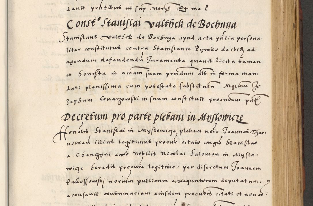 Zdjęcie nr 313 dla obiektu archiwalnego: [A]cta actorum causarum, sententiarum tam diffinitivarum quam interloquutoriarum, obligationum, constitutionum et contractuum coram reverendo patre domino Petro Porembski preposito Osvieczimensi, canonico et officiali generali Cracoviensi de anno Domini millesimo quingentesimo quinguagesimo primo, cuius indictio est nona, pontificatus sanctissimi in Christo patris et domini nostri domini Juliii divina providencia pape tercii, anno secundo, a die et mense infrascriptis feliciter continiantur
