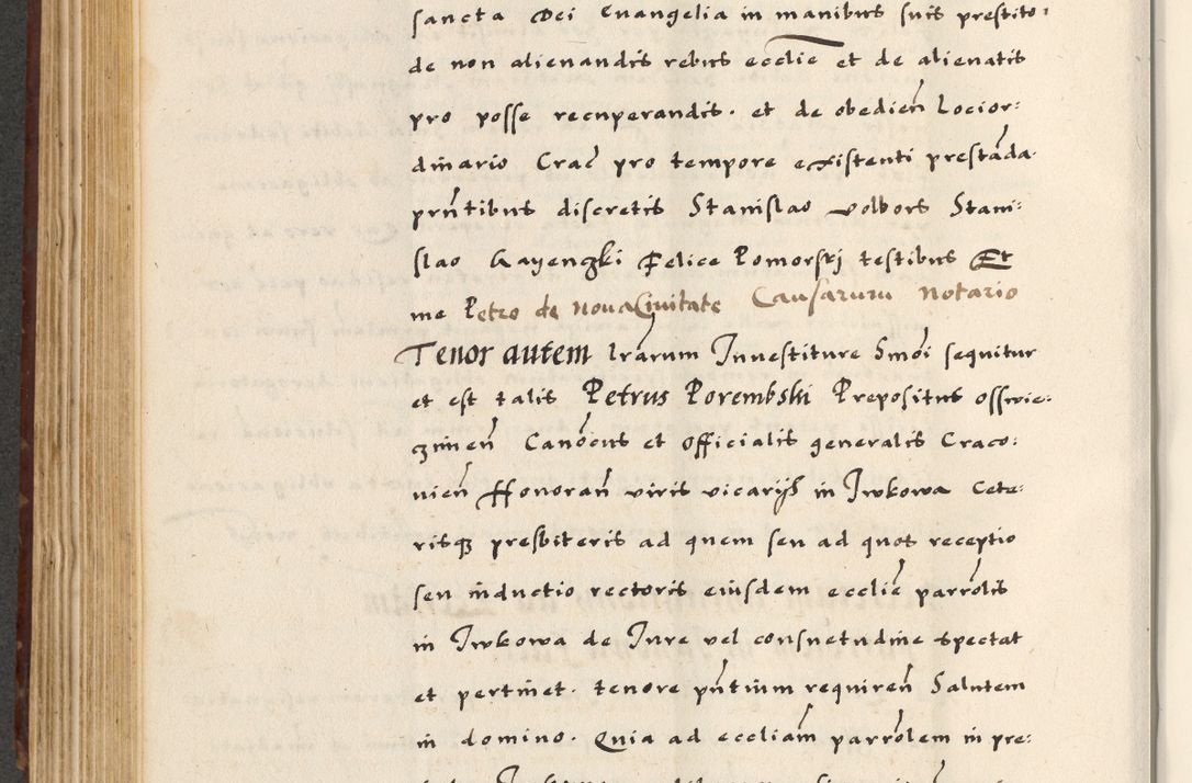 Zdjęcie nr 304 dla obiektu archiwalnego: [A]cta actorum causarum, sententiarum tam diffinitivarum quam interloquutoriarum, obligationum, constitutionum et contractuum coram reverendo patre domino Petro Porembski preposito Osvieczimensi, canonico et officiali generali Cracoviensi de anno Domini millesimo quingentesimo quinguagesimo primo, cuius indictio est nona, pontificatus sanctissimi in Christo patris et domini nostri domini Juliii divina providencia pape tercii, anno secundo, a die et mense infrascriptis feliciter continiantur