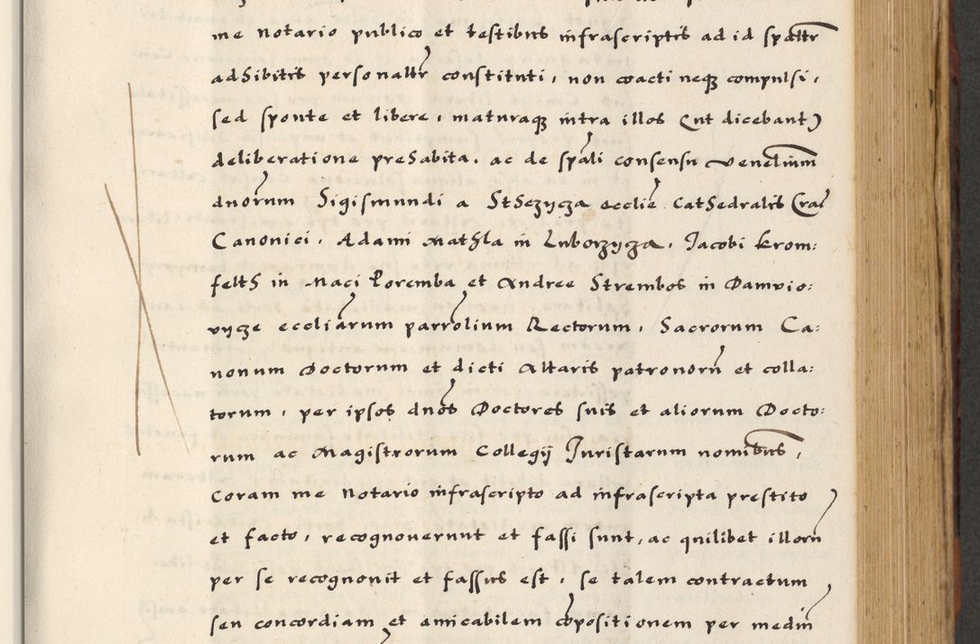 Zdjęcie nr 293 dla obiektu archiwalnego: [A]cta actorum causarum, sententiarum tam diffinitivarum quam interloquutoriarum, obligationum, constitutionum et contractuum coram reverendo patre domino Petro Porembski preposito Osvieczimensi, canonico et officiali generali Cracoviensi de anno Domini millesimo quingentesimo quinguagesimo primo, cuius indictio est nona, pontificatus sanctissimi in Christo patris et domini nostri domini Juliii divina providencia pape tercii, anno secundo, a die et mense infrascriptis feliciter continiantur