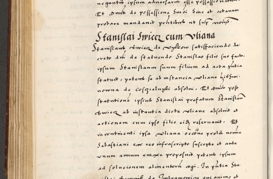Zdjęcie nr 276 dla obiektu archiwalnego: [A]cta actorum causarum, sententiarum tam diffinitivarum quam interloquutoriarum, obligationum, constitutionum et contractuum coram reverendo patre domino Petro Porembski preposito Osvieczimensi, canonico et officiali generali Cracoviensi de anno Domini millesimo quingentesimo quinguagesimo primo, cuius indictio est nona, pontificatus sanctissimi in Christo patris et domini nostri domini Juliii divina providencia pape tercii, anno secundo, a die et mense infrascriptis feliciter continiantur