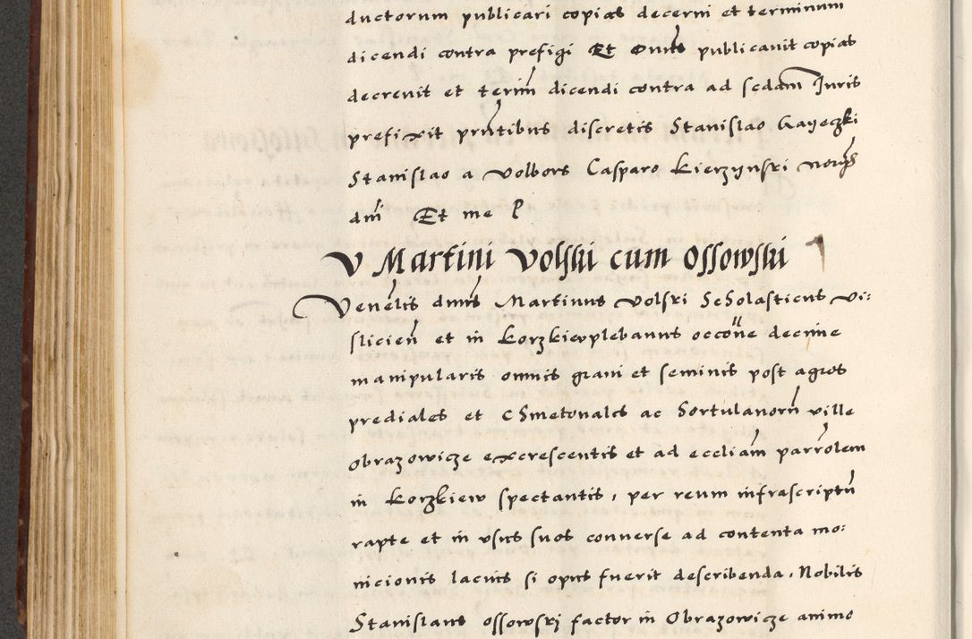 Zdjęcie nr 274 dla obiektu archiwalnego: [A]cta actorum causarum, sententiarum tam diffinitivarum quam interloquutoriarum, obligationum, constitutionum et contractuum coram reverendo patre domino Petro Porembski preposito Osvieczimensi, canonico et officiali generali Cracoviensi de anno Domini millesimo quingentesimo quinguagesimo primo, cuius indictio est nona, pontificatus sanctissimi in Christo patris et domini nostri domini Juliii divina providencia pape tercii, anno secundo, a die et mense infrascriptis feliciter continiantur