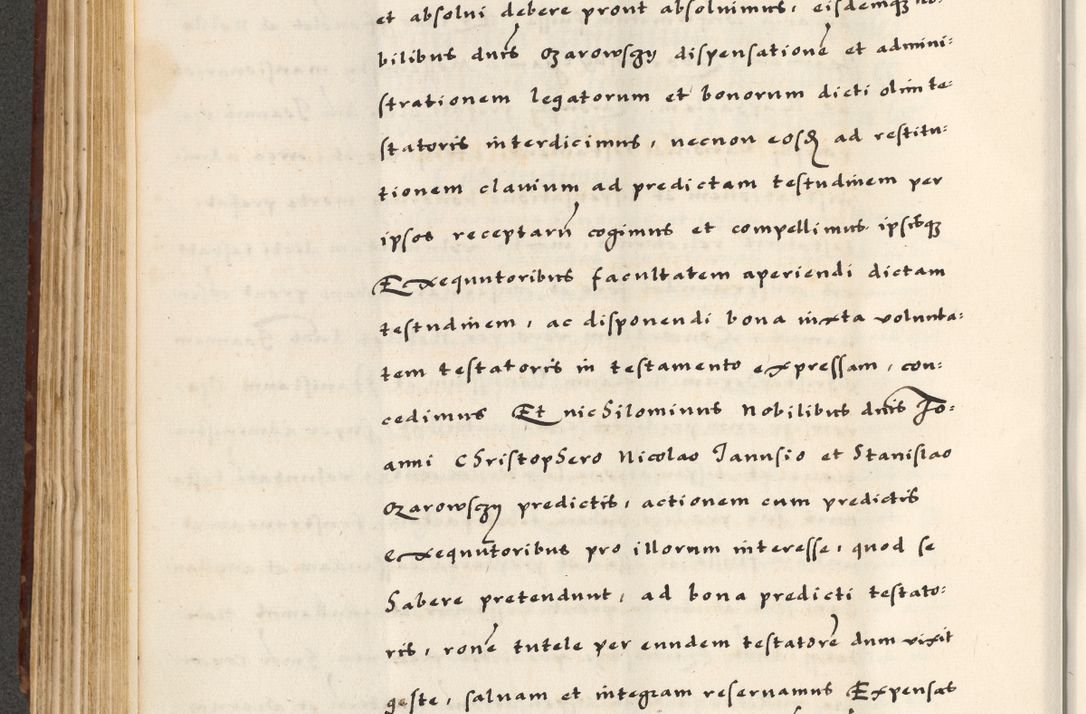 Zdjęcie nr 272 dla obiektu archiwalnego: [A]cta actorum causarum, sententiarum tam diffinitivarum quam interloquutoriarum, obligationum, constitutionum et contractuum coram reverendo patre domino Petro Porembski preposito Osvieczimensi, canonico et officiali generali Cracoviensi de anno Domini millesimo quingentesimo quinguagesimo primo, cuius indictio est nona, pontificatus sanctissimi in Christo patris et domini nostri domini Juliii divina providencia pape tercii, anno secundo, a die et mense infrascriptis feliciter continiantur