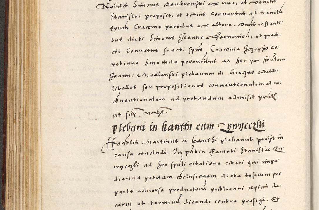 Zdjęcie nr 260 dla obiektu archiwalnego: [A]cta actorum causarum, sententiarum tam diffinitivarum quam interloquutoriarum, obligationum, constitutionum et contractuum coram reverendo patre domino Petro Porembski preposito Osvieczimensi, canonico et officiali generali Cracoviensi de anno Domini millesimo quingentesimo quinguagesimo primo, cuius indictio est nona, pontificatus sanctissimi in Christo patris et domini nostri domini Juliii divina providencia pape tercii, anno secundo, a die et mense infrascriptis feliciter continiantur