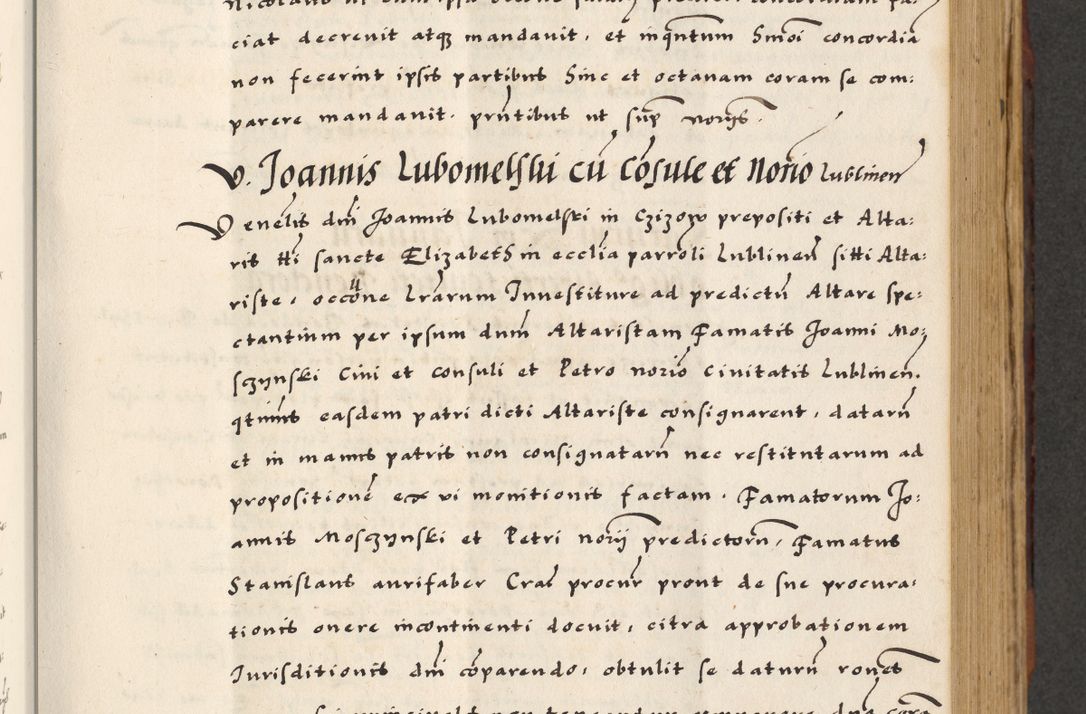 Zdjęcie nr 257 dla obiektu archiwalnego: [A]cta actorum causarum, sententiarum tam diffinitivarum quam interloquutoriarum, obligationum, constitutionum et contractuum coram reverendo patre domino Petro Porembski preposito Osvieczimensi, canonico et officiali generali Cracoviensi de anno Domini millesimo quingentesimo quinguagesimo primo, cuius indictio est nona, pontificatus sanctissimi in Christo patris et domini nostri domini Juliii divina providencia pape tercii, anno secundo, a die et mense infrascriptis feliciter continiantur