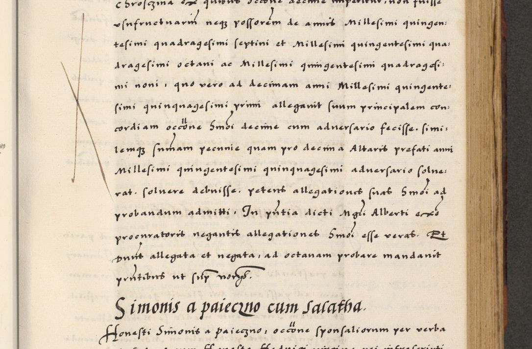 Zdjęcie nr 253 dla obiektu archiwalnego: [A]cta actorum causarum, sententiarum tam diffinitivarum quam interloquutoriarum, obligationum, constitutionum et contractuum coram reverendo patre domino Petro Porembski preposito Osvieczimensi, canonico et officiali generali Cracoviensi de anno Domini millesimo quingentesimo quinguagesimo primo, cuius indictio est nona, pontificatus sanctissimi in Christo patris et domini nostri domini Juliii divina providencia pape tercii, anno secundo, a die et mense infrascriptis feliciter continiantur