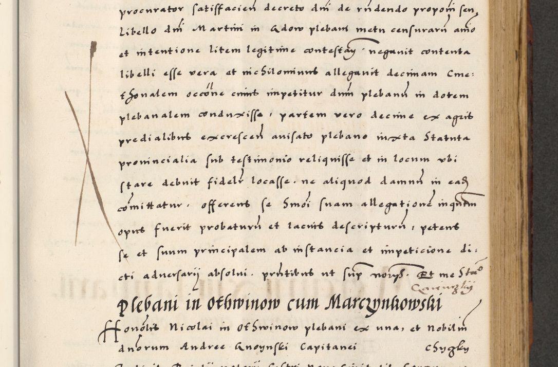 Zdjęcie nr 247 dla obiektu archiwalnego: [A]cta actorum causarum, sententiarum tam diffinitivarum quam interloquutoriarum, obligationum, constitutionum et contractuum coram reverendo patre domino Petro Porembski preposito Osvieczimensi, canonico et officiali generali Cracoviensi de anno Domini millesimo quingentesimo quinguagesimo primo, cuius indictio est nona, pontificatus sanctissimi in Christo patris et domini nostri domini Juliii divina providencia pape tercii, anno secundo, a die et mense infrascriptis feliciter continiantur