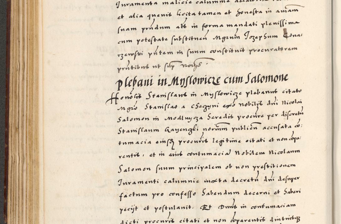 Zdjęcie nr 246 dla obiektu archiwalnego: [A]cta actorum causarum, sententiarum tam diffinitivarum quam interloquutoriarum, obligationum, constitutionum et contractuum coram reverendo patre domino Petro Porembski preposito Osvieczimensi, canonico et officiali generali Cracoviensi de anno Domini millesimo quingentesimo quinguagesimo primo, cuius indictio est nona, pontificatus sanctissimi in Christo patris et domini nostri domini Juliii divina providencia pape tercii, anno secundo, a die et mense infrascriptis feliciter continiantur
