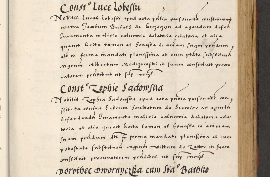 Zdjęcie nr 237 dla obiektu archiwalnego: [A]cta actorum causarum, sententiarum tam diffinitivarum quam interloquutoriarum, obligationum, constitutionum et contractuum coram reverendo patre domino Petro Porembski preposito Osvieczimensi, canonico et officiali generali Cracoviensi de anno Domini millesimo quingentesimo quinguagesimo primo, cuius indictio est nona, pontificatus sanctissimi in Christo patris et domini nostri domini Juliii divina providencia pape tercii, anno secundo, a die et mense infrascriptis feliciter continiantur